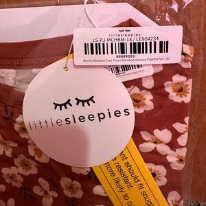Little Sleepies Mocha Blossom Set 4T, NWT